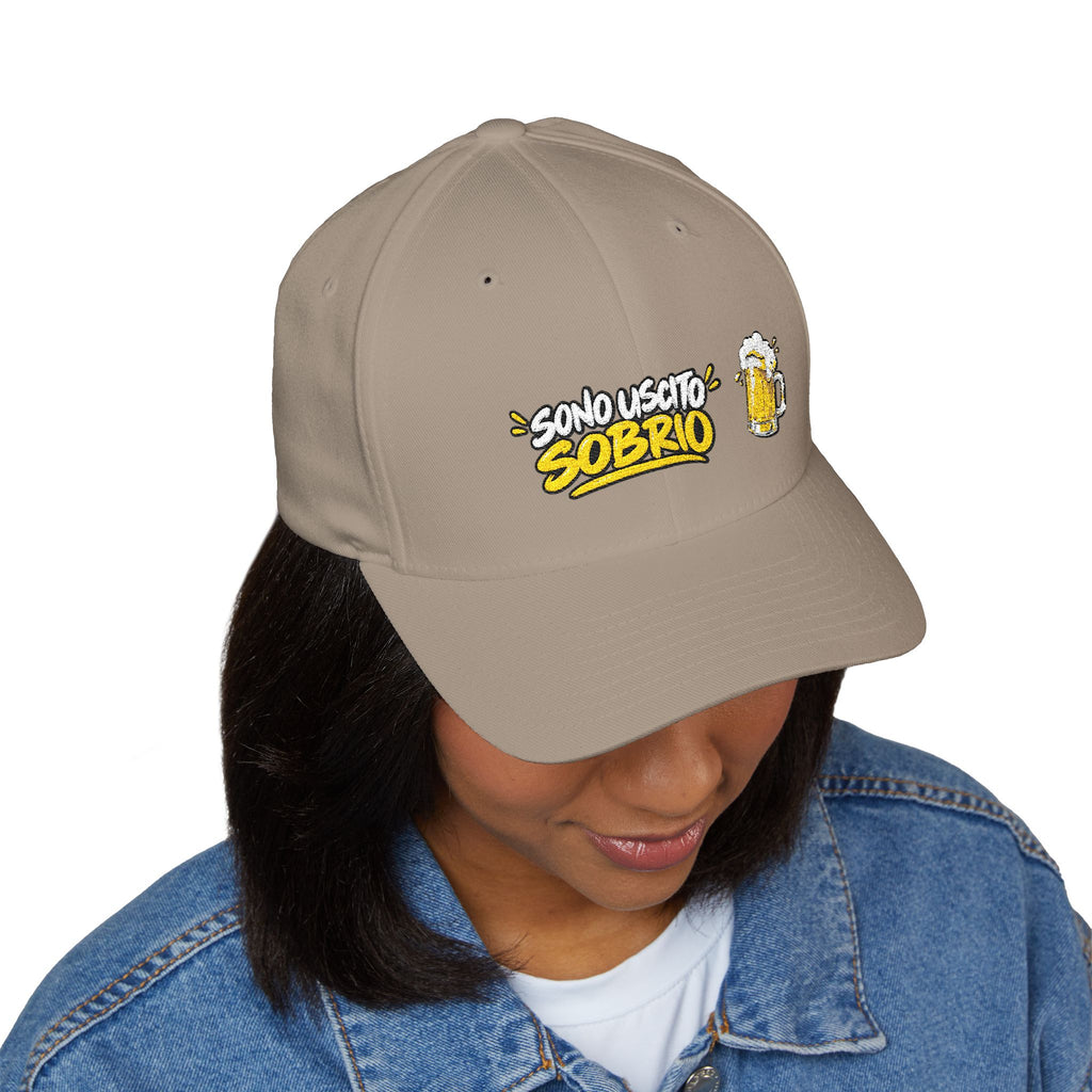 🧢 Cappellino “SONO USCITO SOBRIO”