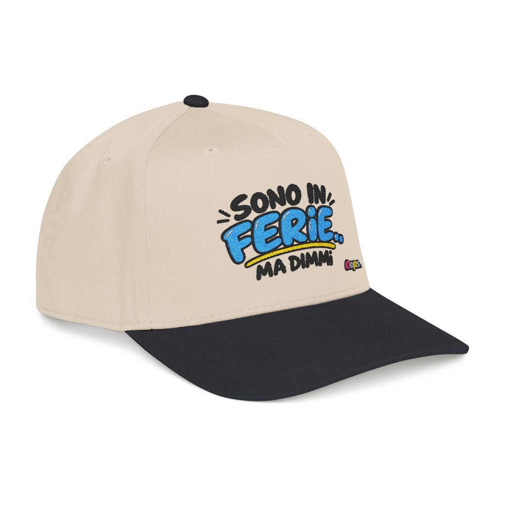 🧢 Cappellino “SONO IN FERIE MA DIMMI”