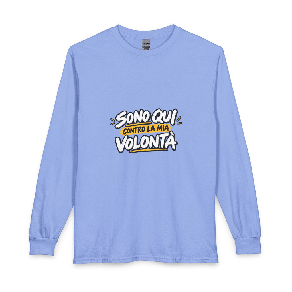 👕T shirt “SONO QUI CONTRO LA MIA VOLONTÀ “
