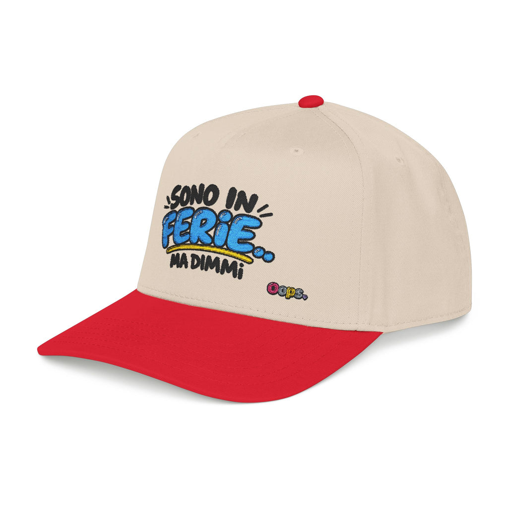 🧢 Cappellino “SONO IN FERIE MA DIMMI”