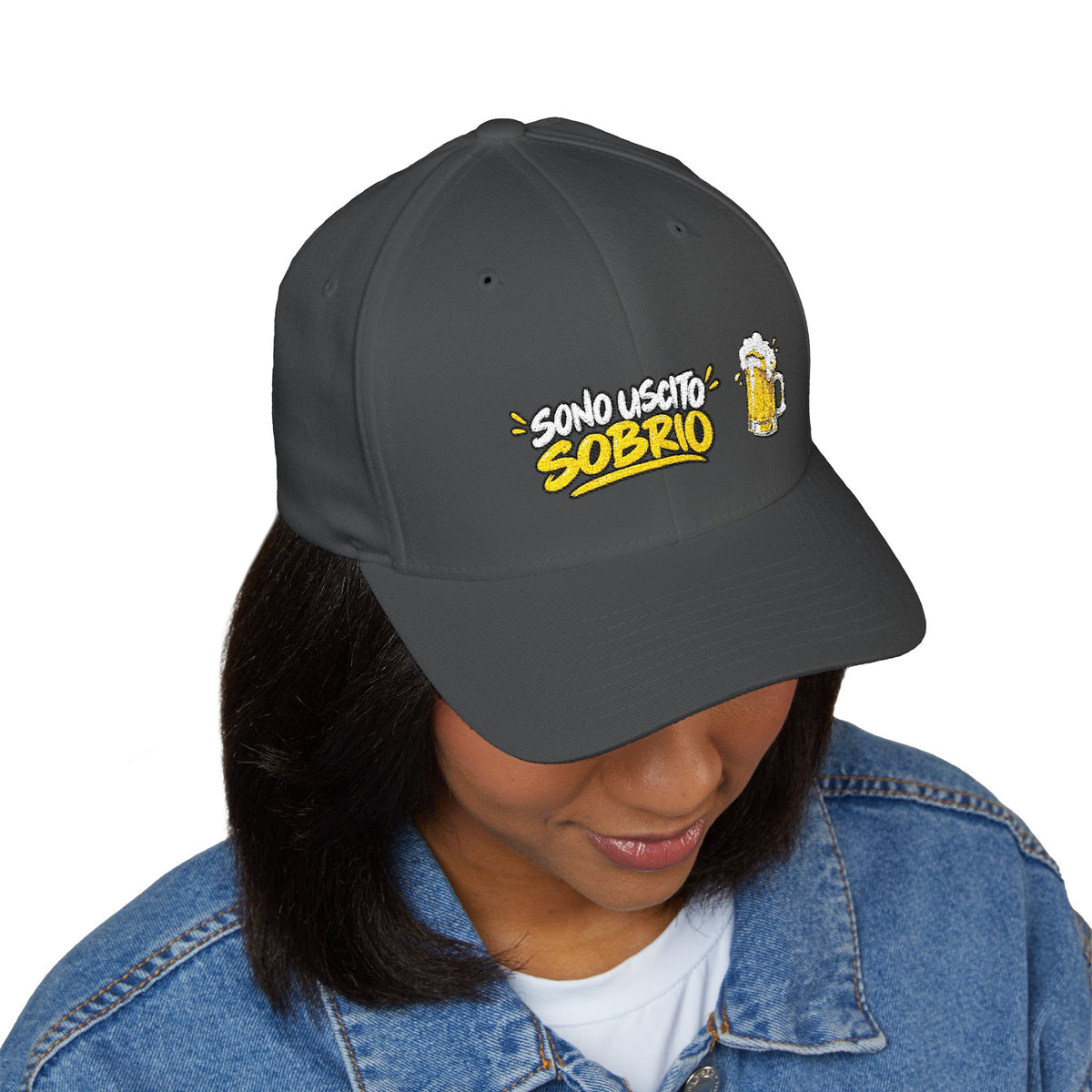 🧢 Cappellino “SONO USCITO SOBRIO”