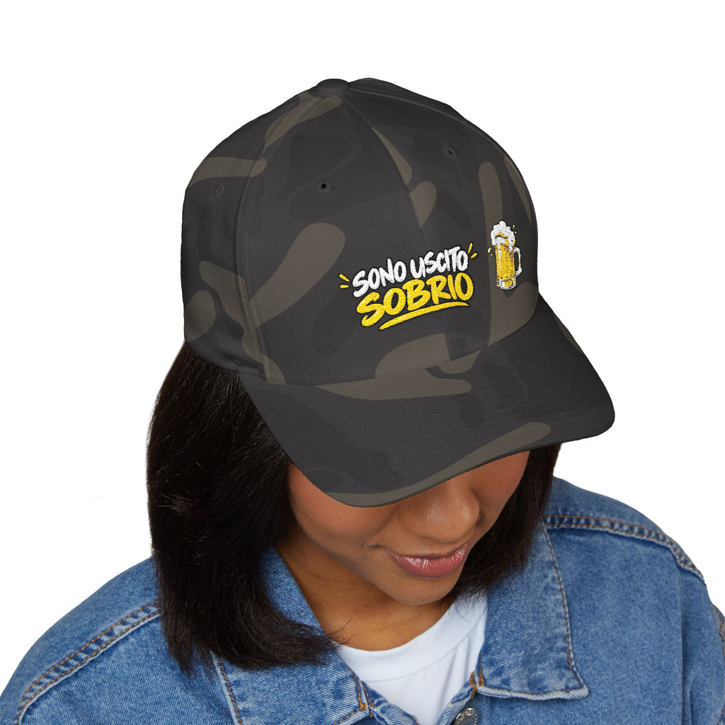 🧢 Cappellino “SONO USCITO SOBRIO”