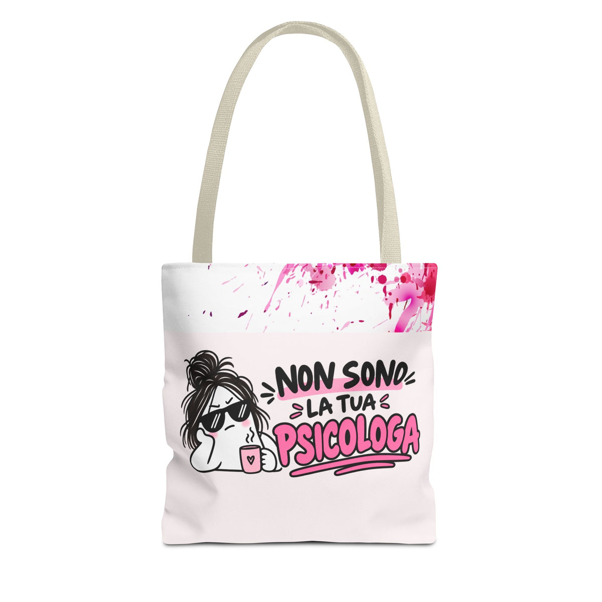 👜 Tote Bag “NON SONO LA TUA PSICOLOGA”