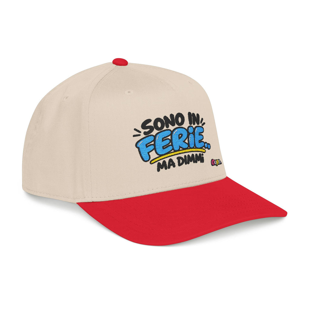 🧢 Cappellino “SONO IN FERIE MA DIMMI”