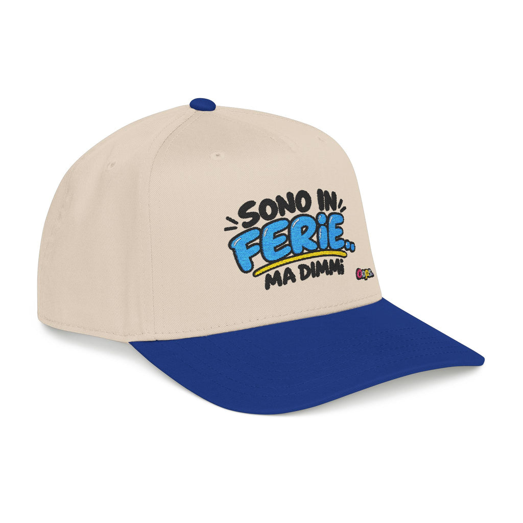 🧢 Cappellino “SONO IN FERIE MA DIMMI”