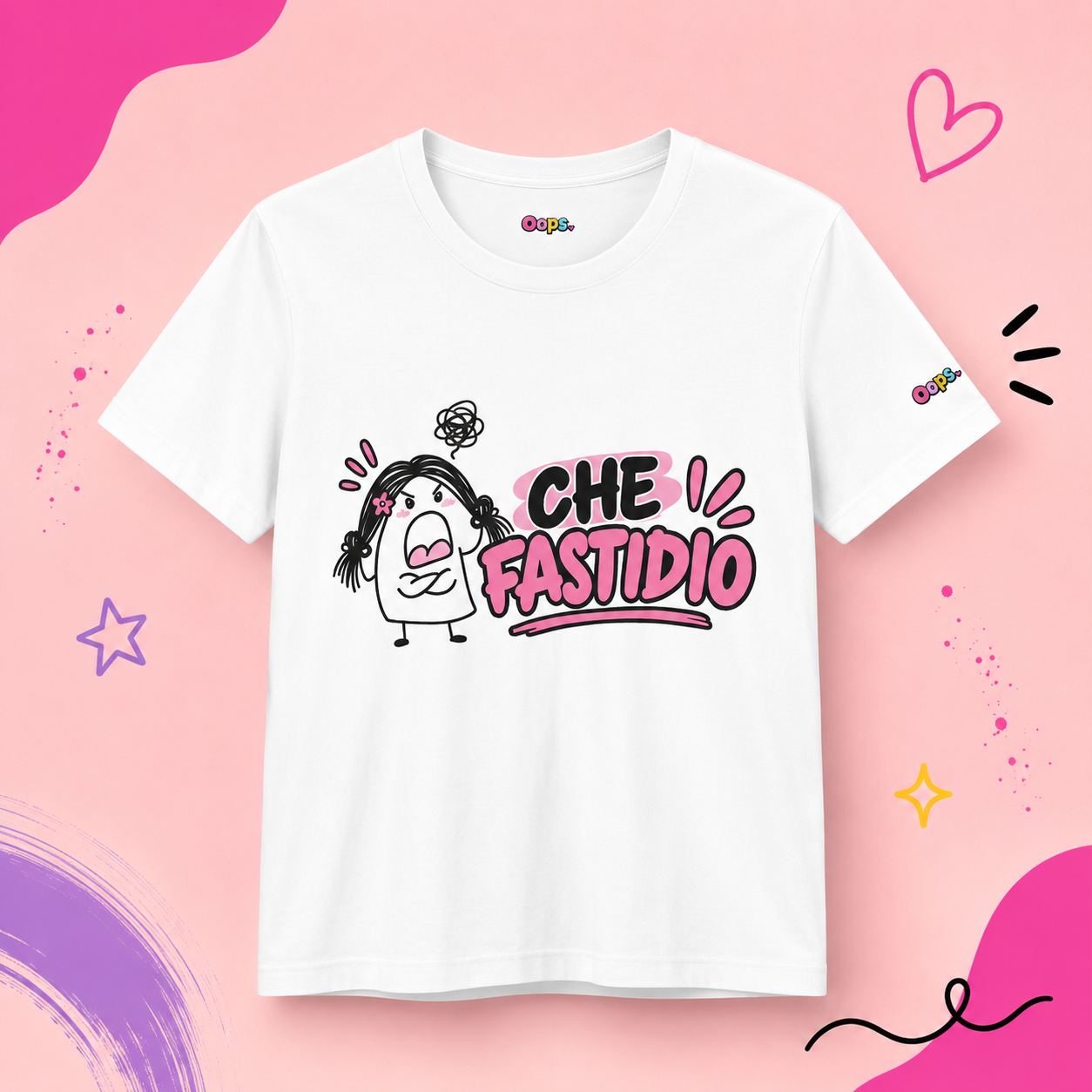 👚T shirt “CHE FASTIDIO”