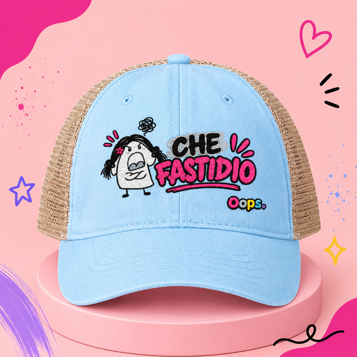🧢 Cappellino “CHE FASTIDIO”