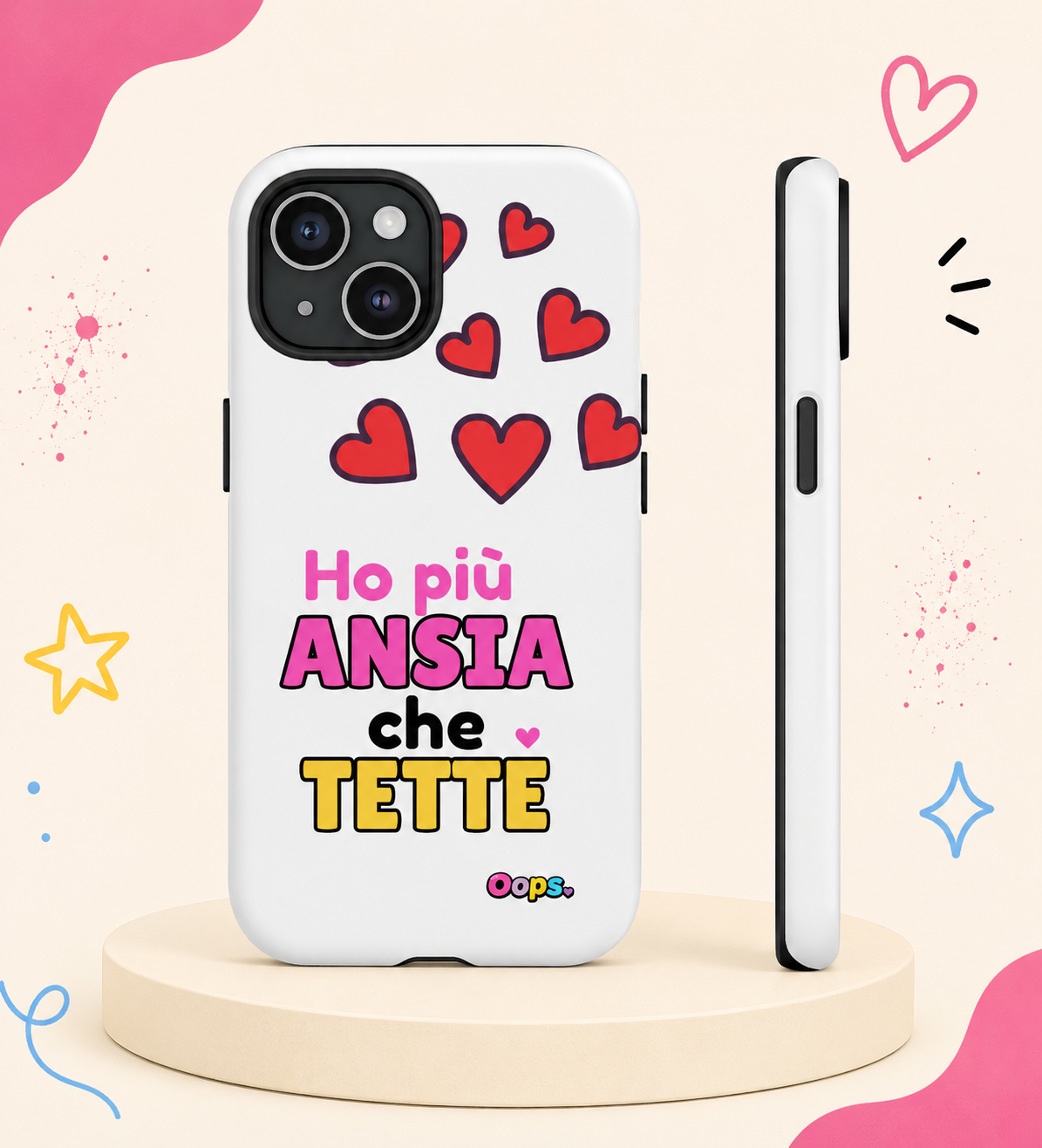 📱 Cover “HO PIÙ ANSIA CHE TETTE”