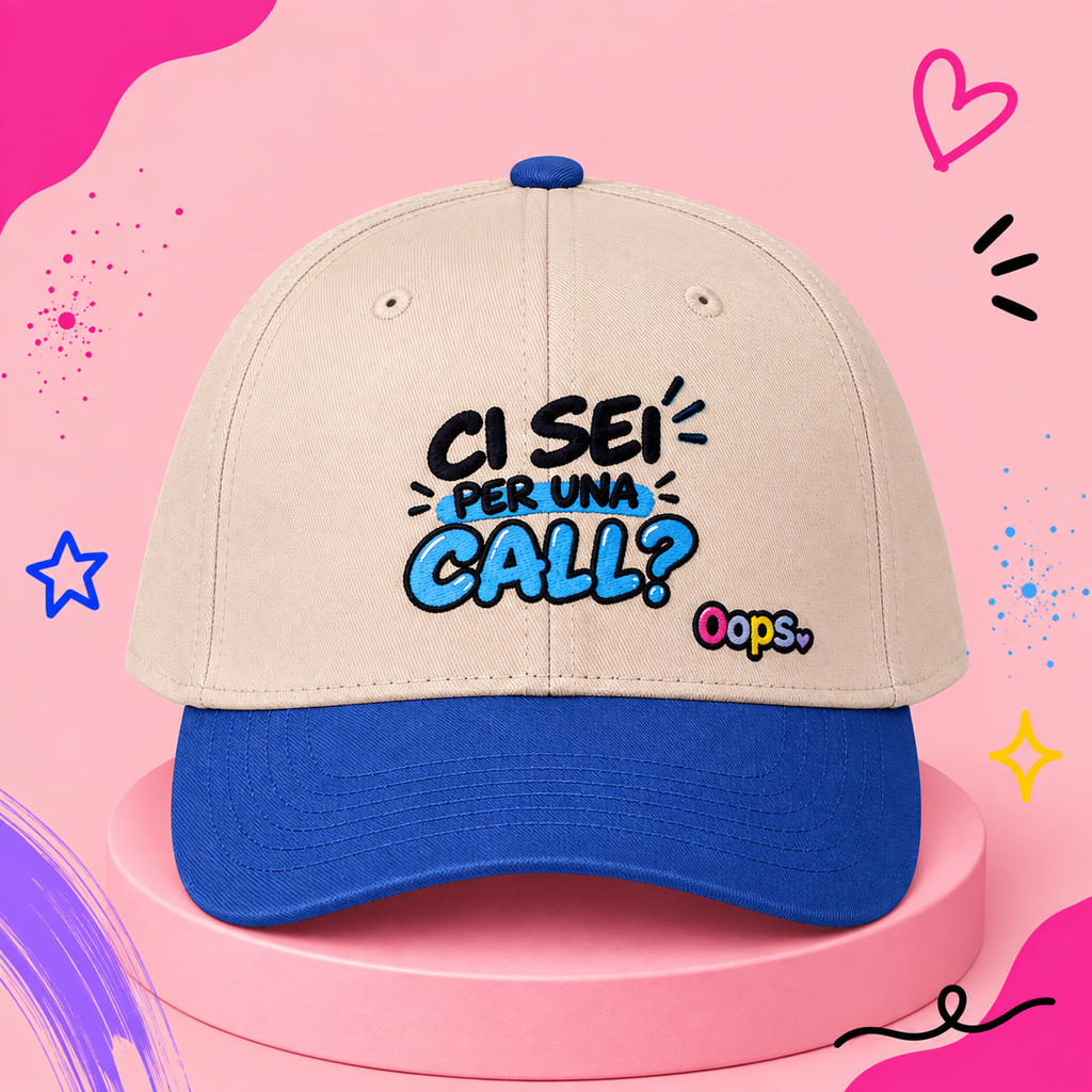🧢Cappellino “CI SEI PER UNA CALL”