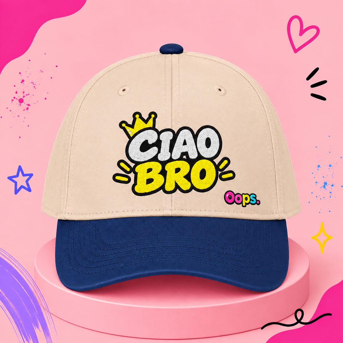 🧢 Cappellino “CIAO BRO”